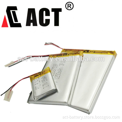 lithium polymer rechargeable battery 803448 li-polymer 1300mah 3.7v rc battery